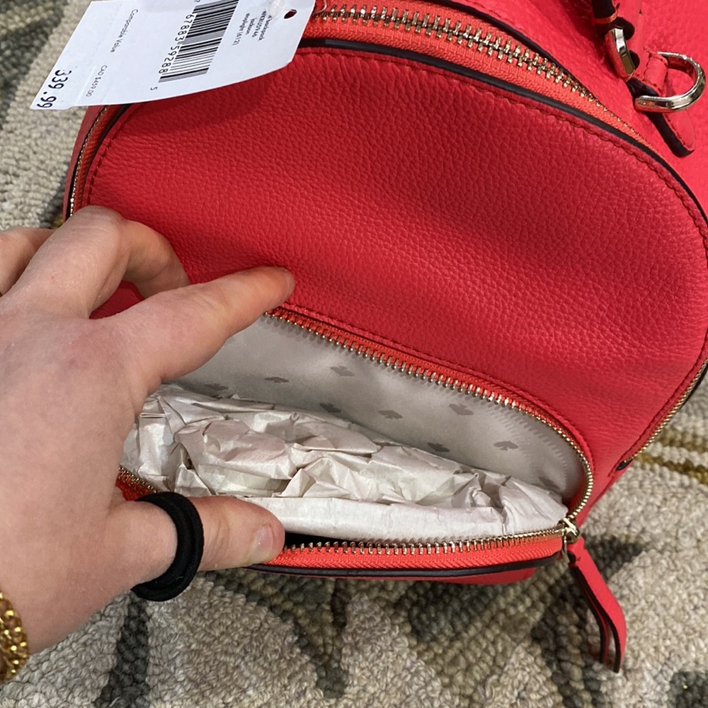 ๐ Kate spade NWT $459 Jackson stoplight medium backpack gorgeous ๐ - Picture 5 of 12